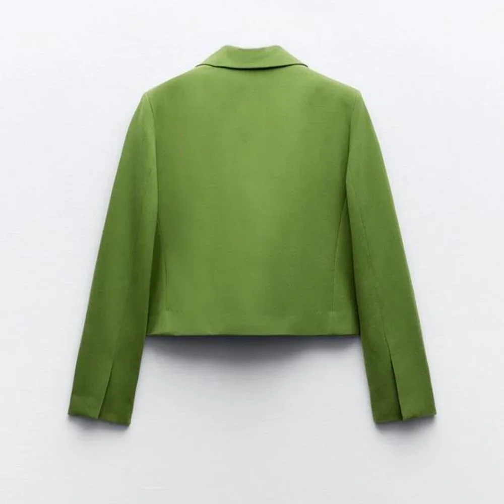 NWT Lawn Green Blazer FELT TEXTURE MULTI-POCKET BLAZER SZ XS Bundle Discount - Picture 9 of 12